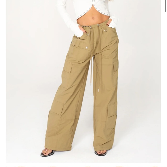 TAHLIA CARGO PANTS | KHAKI - Picture 5 of 7